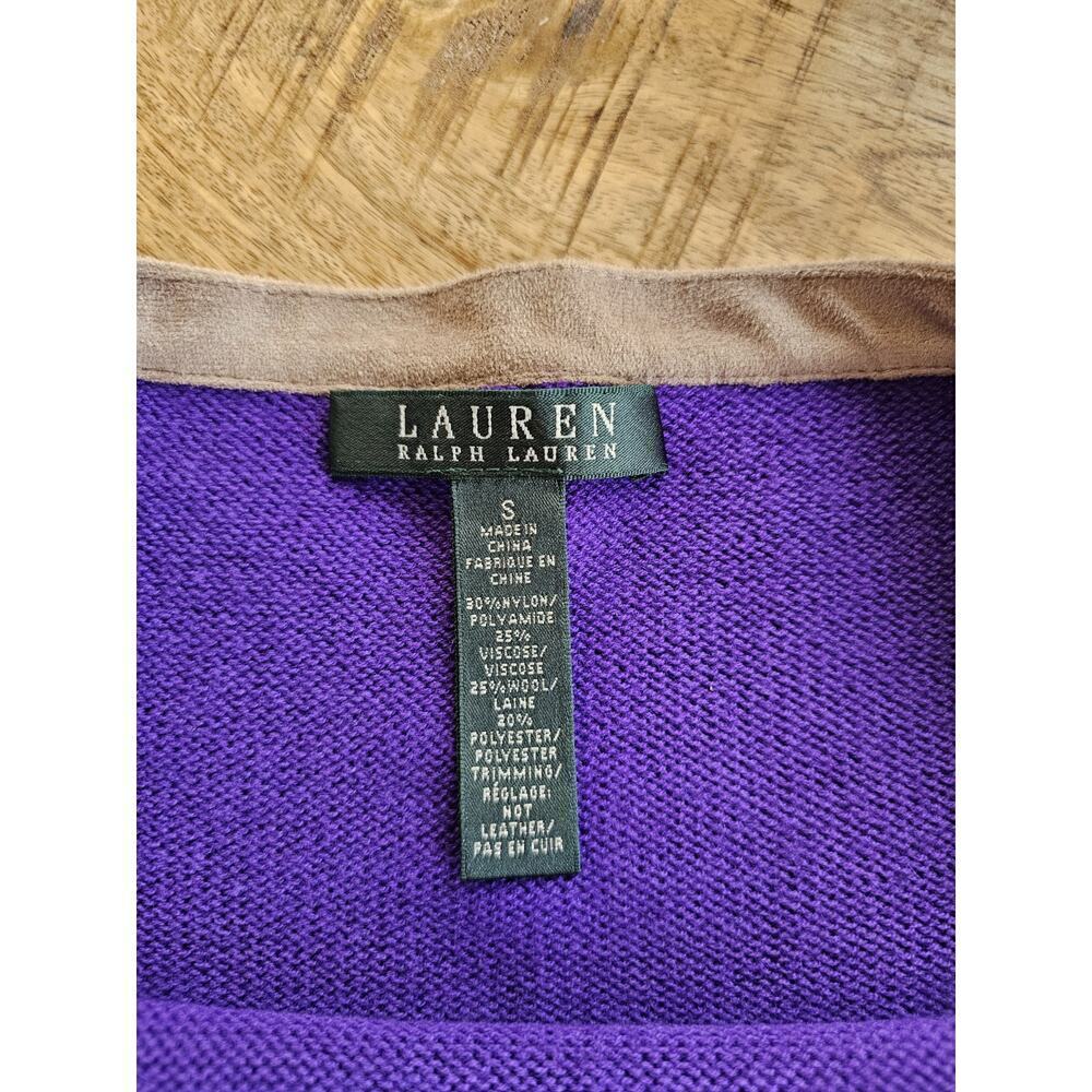 Lauren Ralph Lauren Wool Blend Sweather Women's Size S Preppy Career Equestrian - Picture 6 of 8